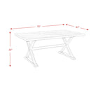 Lexi - Dining Table - White