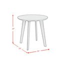 Theo - Three Pack Occasional Set With Coffee Table And 2 End Tables - Walnut