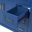 Modern Bathroom Vanity With Ceramic Sink, Soft Close Storage Cabinet