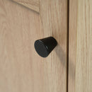 Bathroom Vanity With Reversible Resin Sink, Cabinet & Zinc Alloy Handles - Wood