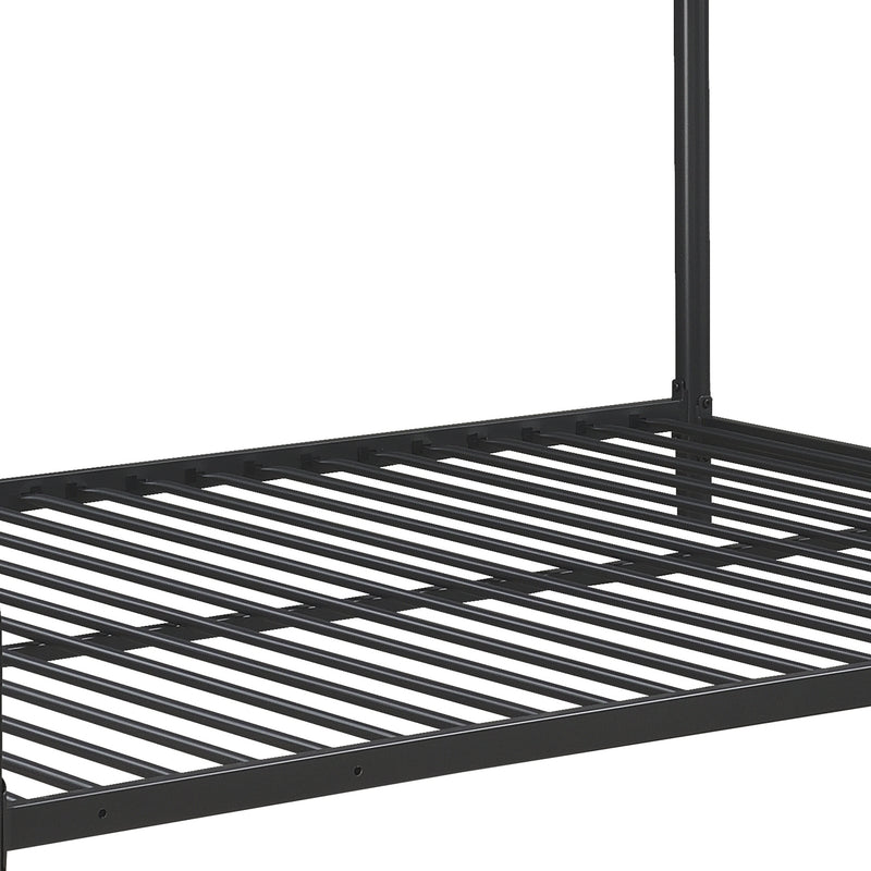 Furniture   Triple Bunk Bed, FULL/Twin/FULL, black