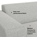 Rex - Left Arm Sofa Module - Gray