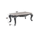 Ariadne - Coffee Table - Marble & Platinum - Atlantic Fine Furniture Inc