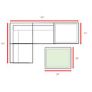 Seating Set With Cushions Handcrafted Wicker Design