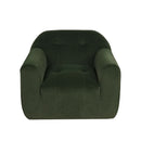 Harmonara - Boucle Upholstered Club Chair With Blind Tufting