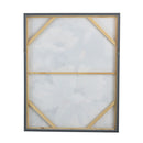 Large Rectangle Framed Wall Art Flower Canvas Print, Home Decor For Living Room Kitchen Foyer Office - Blue