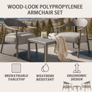 Furniture Set With Seat Cushions, Sturdy And Durable