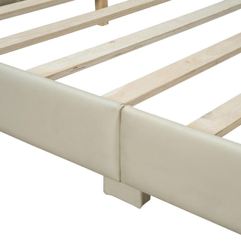 Upholstered Platform Bed, Mother & Child Bed