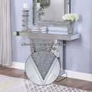 Noralie - Accent Table - Mirrored - 31" - Atlantic Fine Furniture Inc
