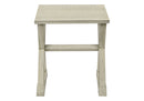 Compact Accent End Table, Square, Transitional
