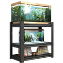 Stylish Metal Aquarium Stand For 20 - 30 Gallon Tanks, 3 Tier Adjustable Shelf