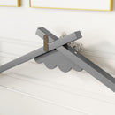 House-Shaped Bedside Floor Bed With Guardrails, Slats, With Door