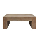 Rustic Wood Coffee Table Modern Farmhouse Rectangular Table For Living Room - Natural / Natural Multi / Natural Wood / Natural / Rustic