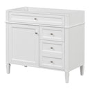 Bathroom Vanity Without Top Sink, Modern Bathroom Storage Cabinet With 2 Drawers And A Tip-Out Drawer