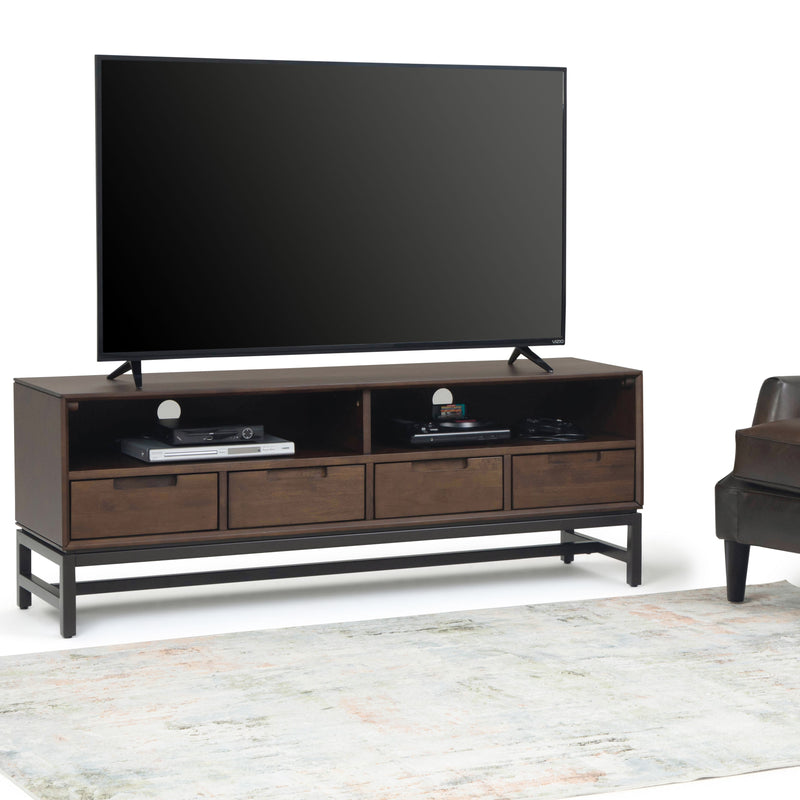 Banting - Mid Century Low TV Stand - Walnut Brown