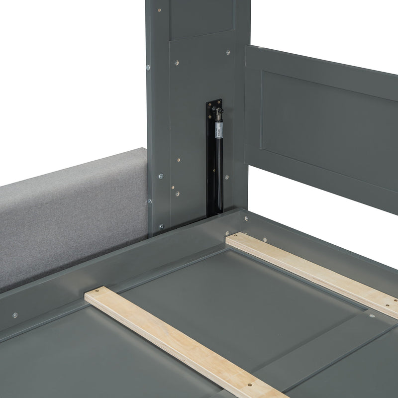 Murphy Bed With Sofa And Shelves