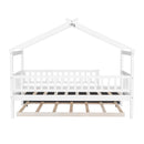 Creativity House Bed With Twin Size Trundle