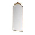 Vintage Arched Full Body Mirror, Wall Mounted For Living Room