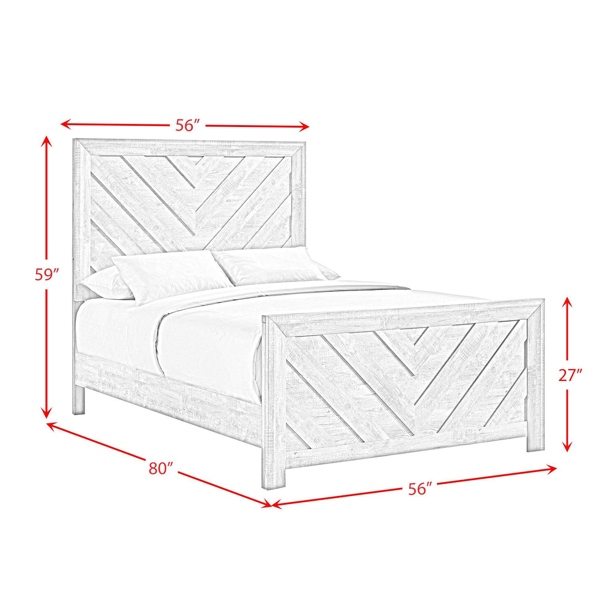 Eleanor Bedroom Set in Dark Gray by Elements International, view 17