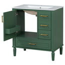 Traditional Bathroom Vanity Set With Soft Close Doors