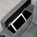 Convertible L Shaped Sectional Corner Couch With Armrest Storage Cup Holders USB Charger, Irregular Corner Oversized Comfy Modular Sofa