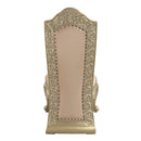 Vatican - Side Chair (Set of 2) - Synthetic Leather & Champagne Silver