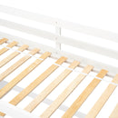 Twin Loft Bed with  built-in desk,White(Old SKU:W50450911)