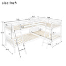 L Shaped Bunk Bed With Ladder