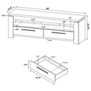 Elkton - 2-Drawer Engineered Wood 59" TV Stand