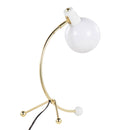 Eileen - Contemporary Task Lamp - Gold / White