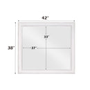 Katia - Mirror - Rustic Gray & White Finish - Atlantic Fine Furniture Inc