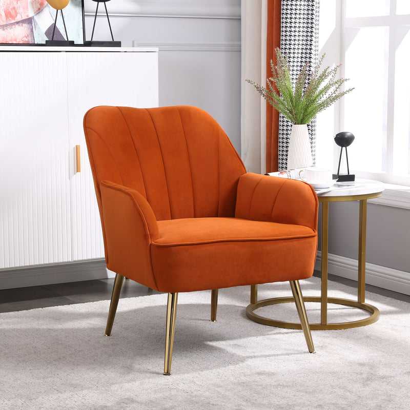 Modern Mid-Century Chair Linen Sherpa Armchair For Living Room Bedroom Office