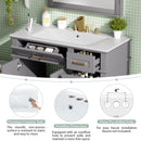 Modern Bathroom Vanity With Ceramic Sink, Soft Close Storage Cabinet