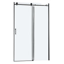 Single Sliding Bypass Shower Door Enclosure With Tempered Glass
