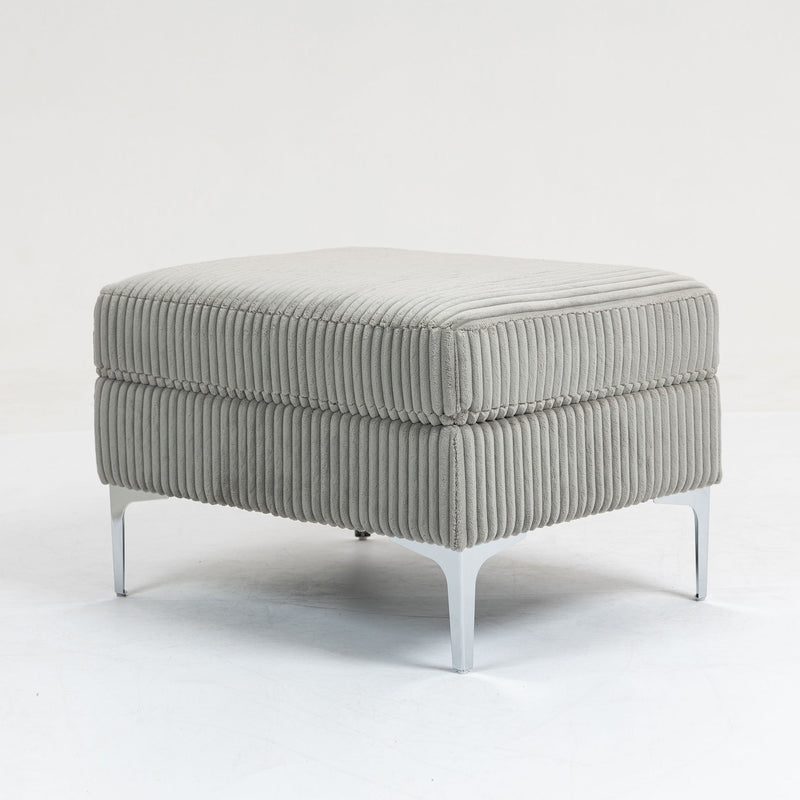 Modular Sectional Sofa Square Storage Ottoman