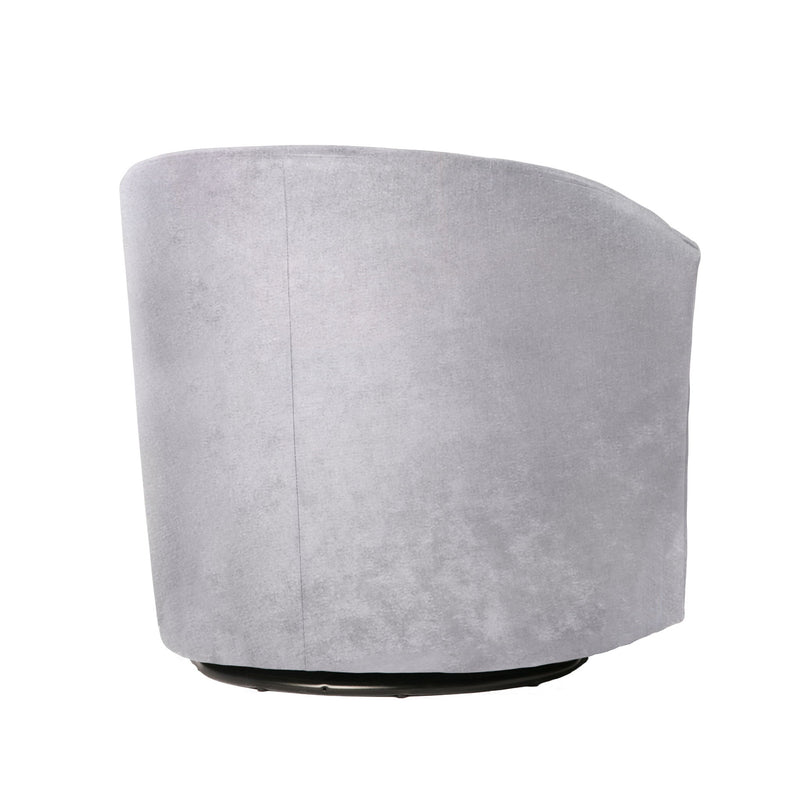 Eden - Swivel Chair With Microfiber Upholstery And Hardwood Frame