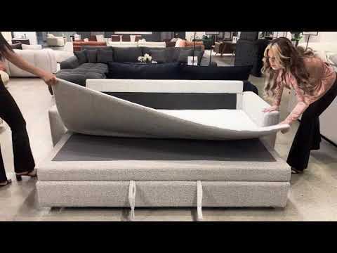 Connie - Sofa With Sleeper - Beige Boucle