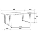 Ditman - Live Edge Dining Table - Gray Sheesham