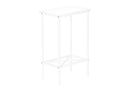 Accent Side Table, Narrow, Small, 2 Tier, Contemporary & Modern