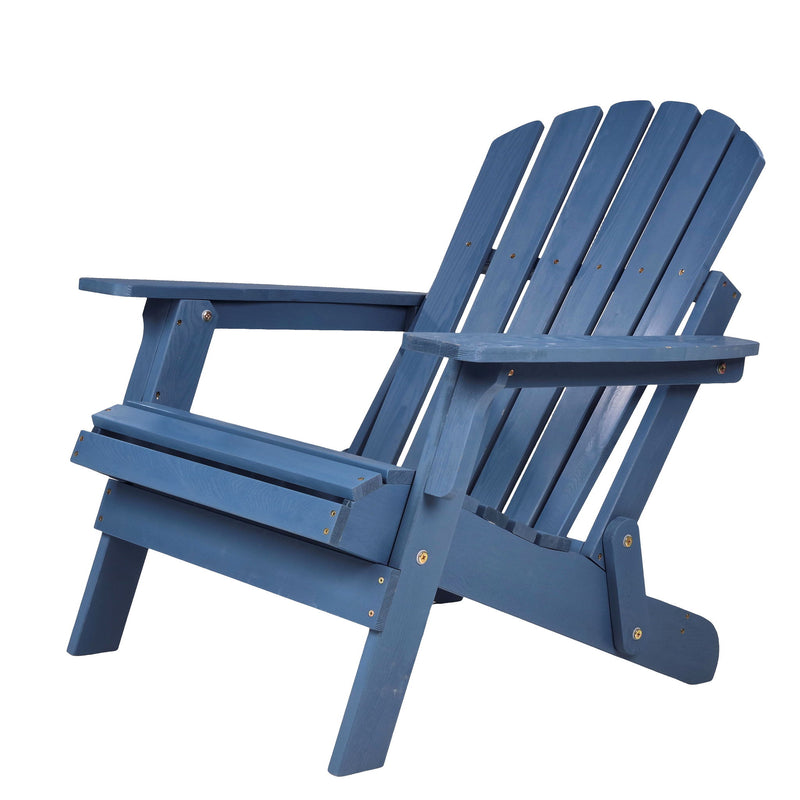 Oversize Outdoor Folding Adirondack Chair, Patio Chair For Garden