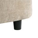 Modern Chaise Lounge Upholstered Sofa Couch With Tufted Seat And Detachable Pillows For Living Room