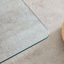 Contemporary Style Glass Top Coffee Table