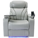 Power Motion Recliner Electric Power Recliner With USB Charging Port, Hidden Arm Storage, Convenient Cup Holder And Bluetooth Speaker