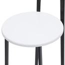 Modern Bar Stools With Backrest For Kitchen (Set of 3)