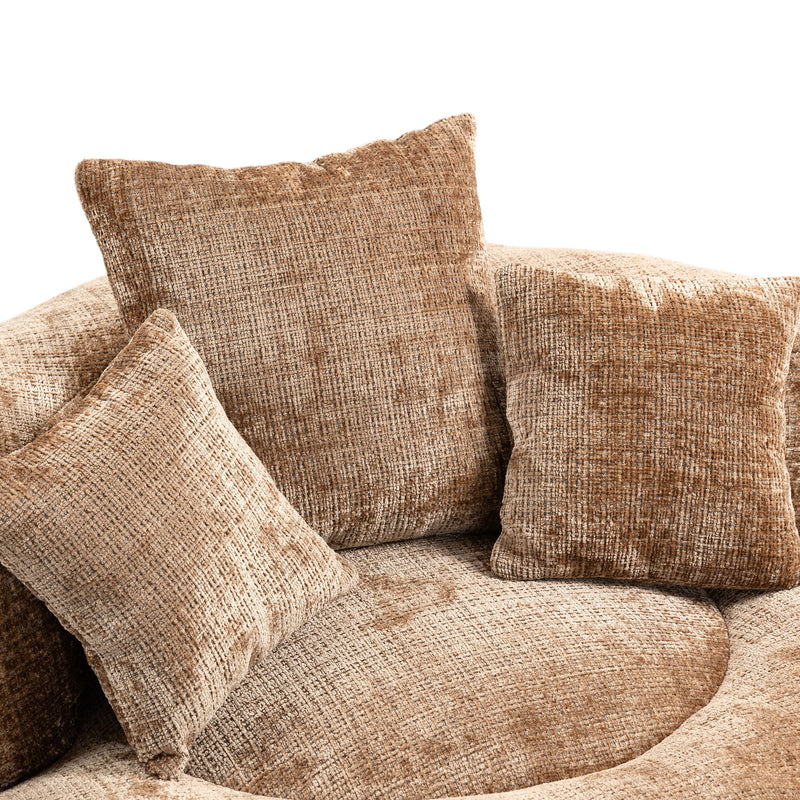 Lazy Sofa High Back Bean Bag Chair Couch With 3 Pillows