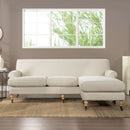 Alana - L-Shape Reversible Sectional Sofa - Light Beige