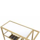 Adamsen - Serving Cart - Mirrored & Champagne