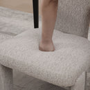 Armless Curved Back Accent Chairs