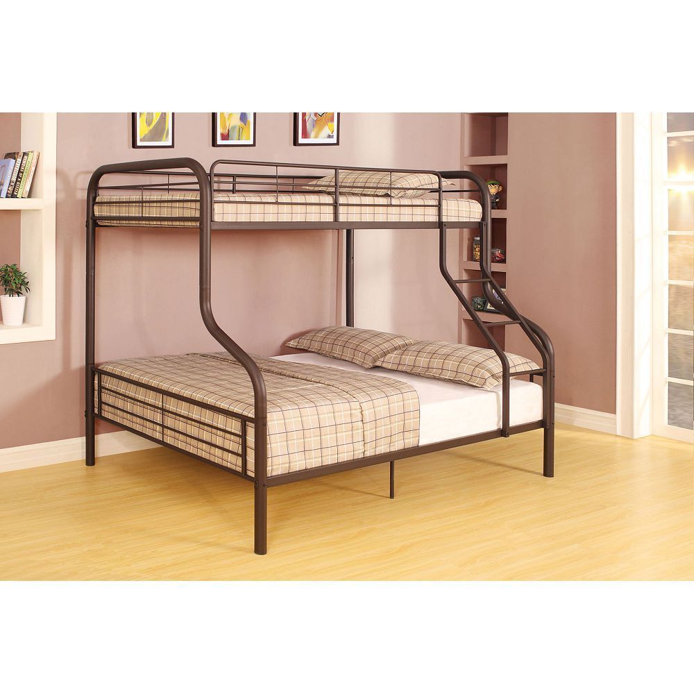 ACME Cairo Bunk Bed (Twin/Full) in Sandy Black 37610 - Atlantic Fine Furniture Melbourne FL