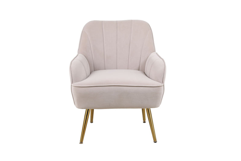 Modern Mid-Century Chair Linen Sherpa Armchair For Living Room Bedroom Office